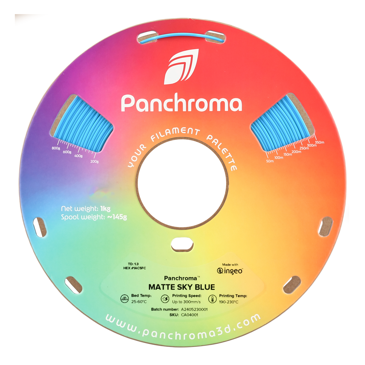 Panchroma™ Matte PLA (Formerly PolyTerra™ PLA)