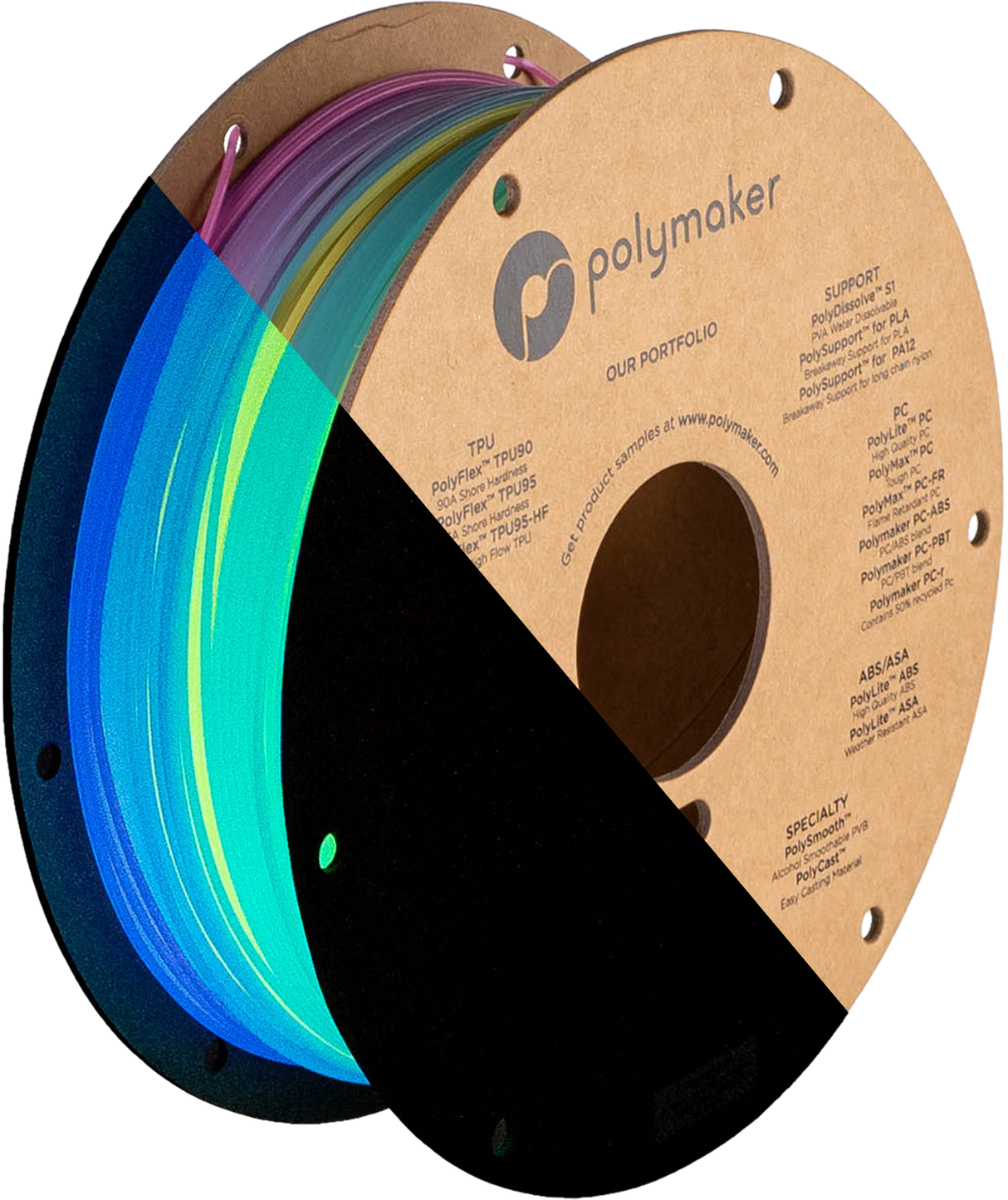 #color_Luminous Rainbow (nighcore magic filament)