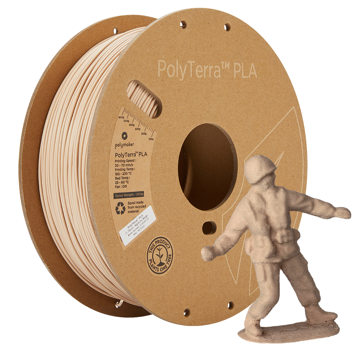 Panchroma™ Matte PLA (Formerly PolyTerra™ PLA)