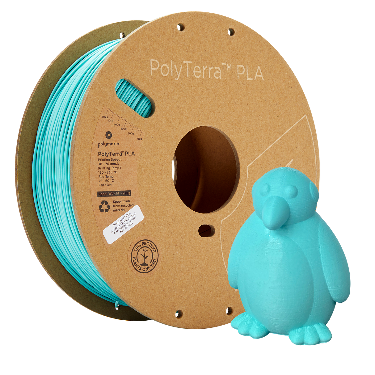 Panchroma™ Matte PLA (Formerly PolyTerra™ PLA)