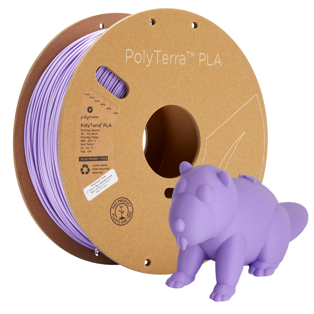 Panchroma™ Matte PLA (Formerly PolyTerra™ PLA)