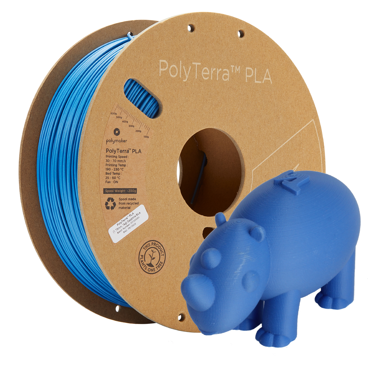 Panchroma™ Matte PLA (Formerly PolyTerra™ PLA)